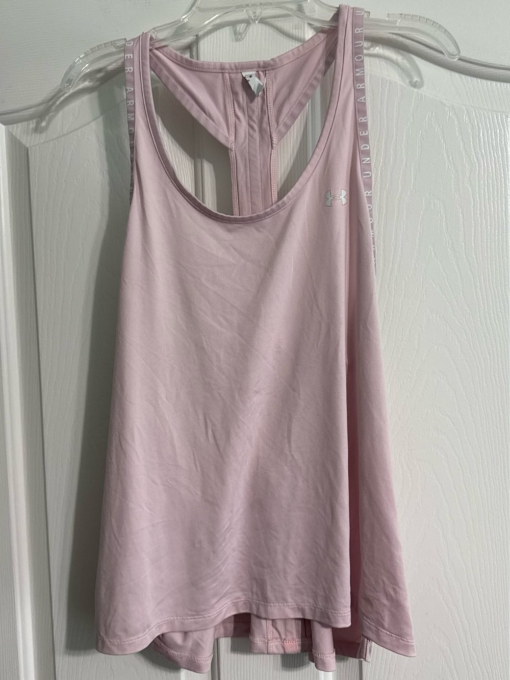 Under Armour Pale Pink Racerback Performance Tank